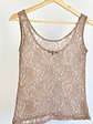 Top encaje beige - Miniatura 3
