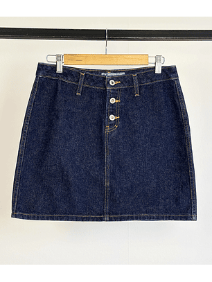 Falda mezclilla mini