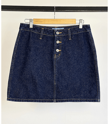 Falda mezclilla mini