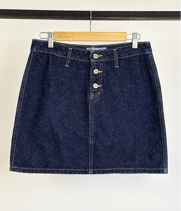 Falda mezclilla mini