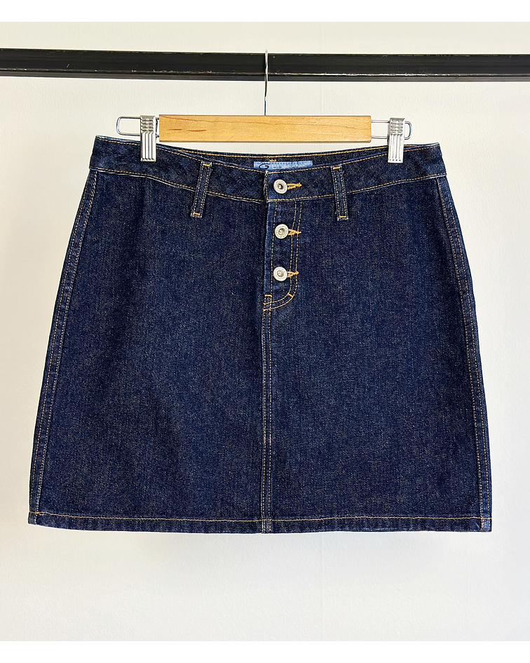 Falda mezclilla mini