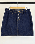 Falda mezclilla mini