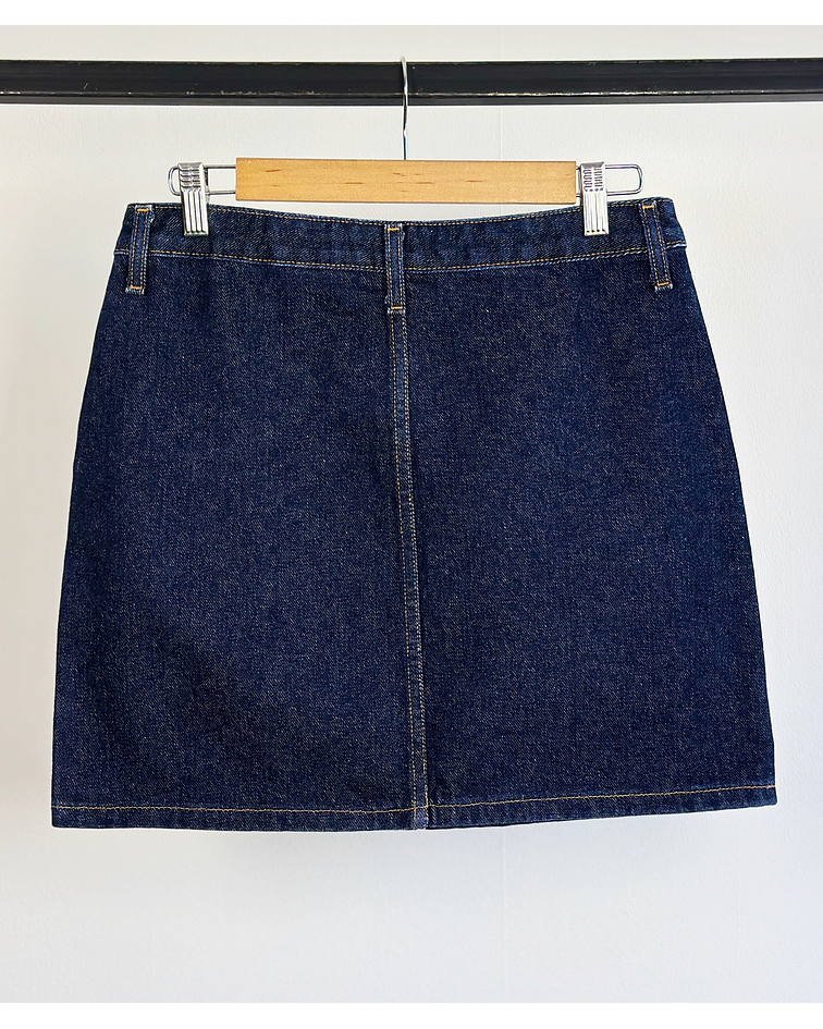 Falda mezclilla mini