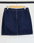 Falda mezclilla mini
