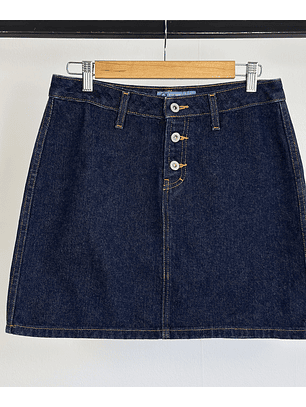 Falda mezclilla mini
