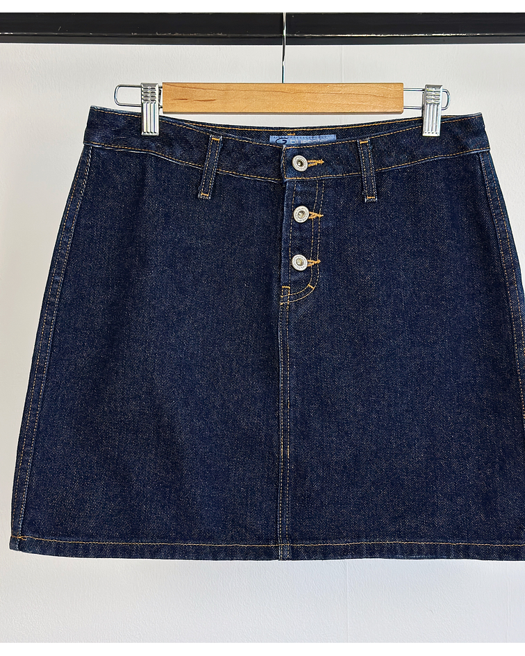 Falda mezclilla mini