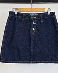 Falda mezclilla mini
