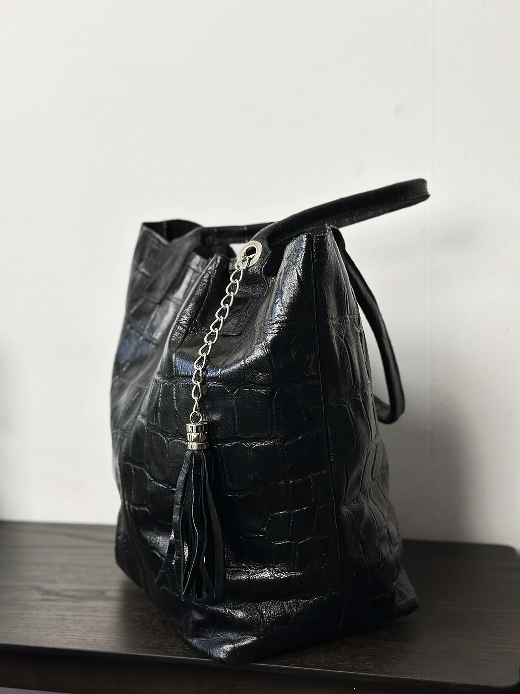 Cartera tote de cuero 2