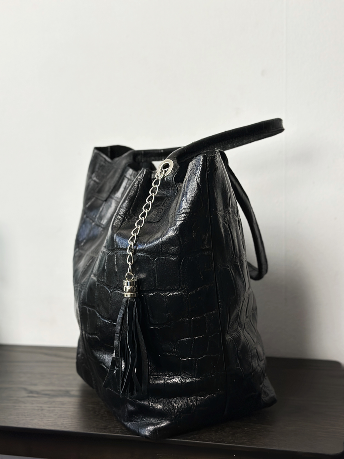 Cartera tote de cuero 2