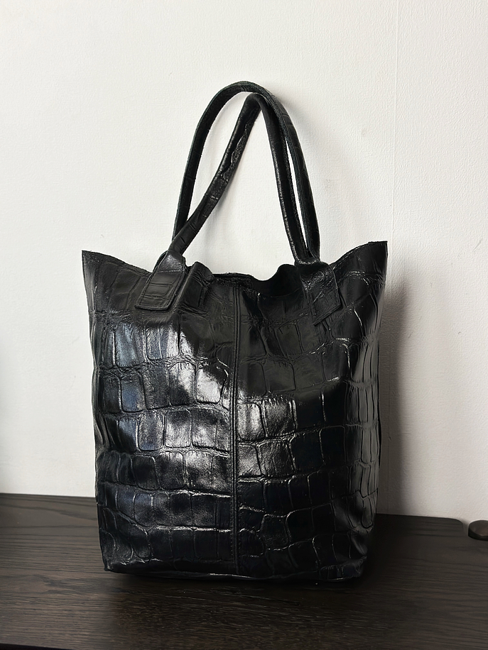 Cartera tote de cuero 3