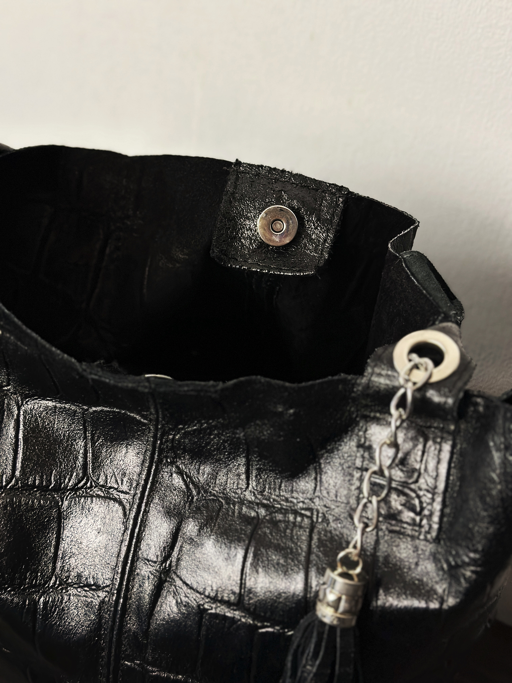 Cartera tote de cuero 6