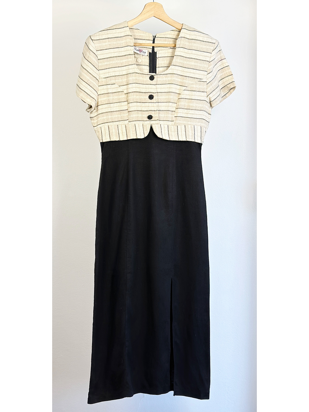 Vestido vintage de lino 1