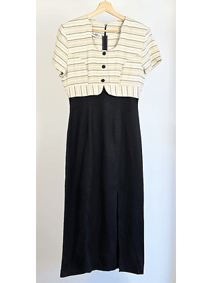 Vestido vintage de lino