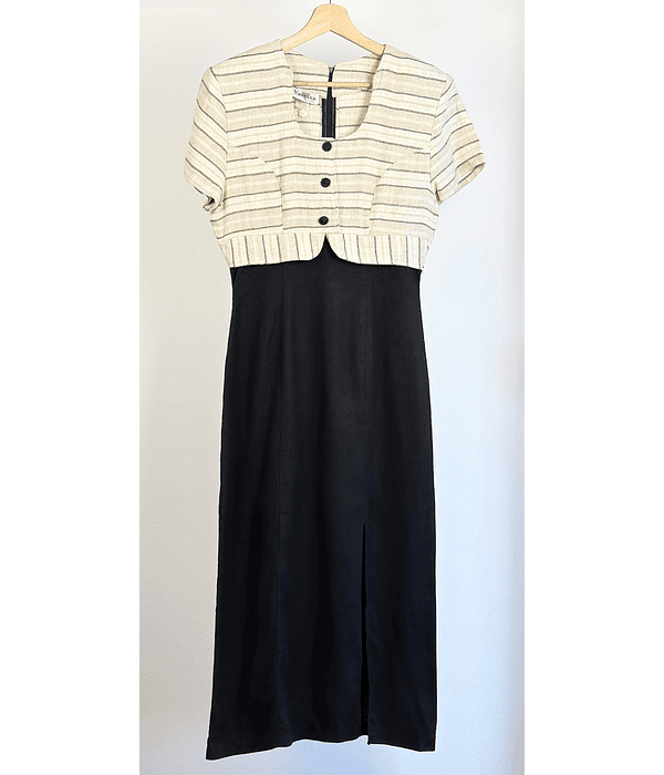 Vestido vintage de lino