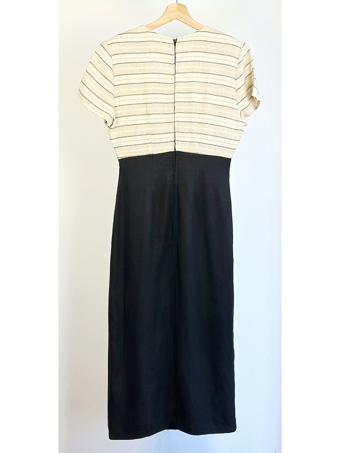 Vestido vintage de lino 4