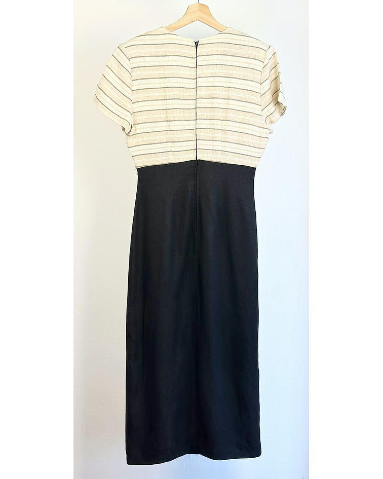 Vestido vintage de lino