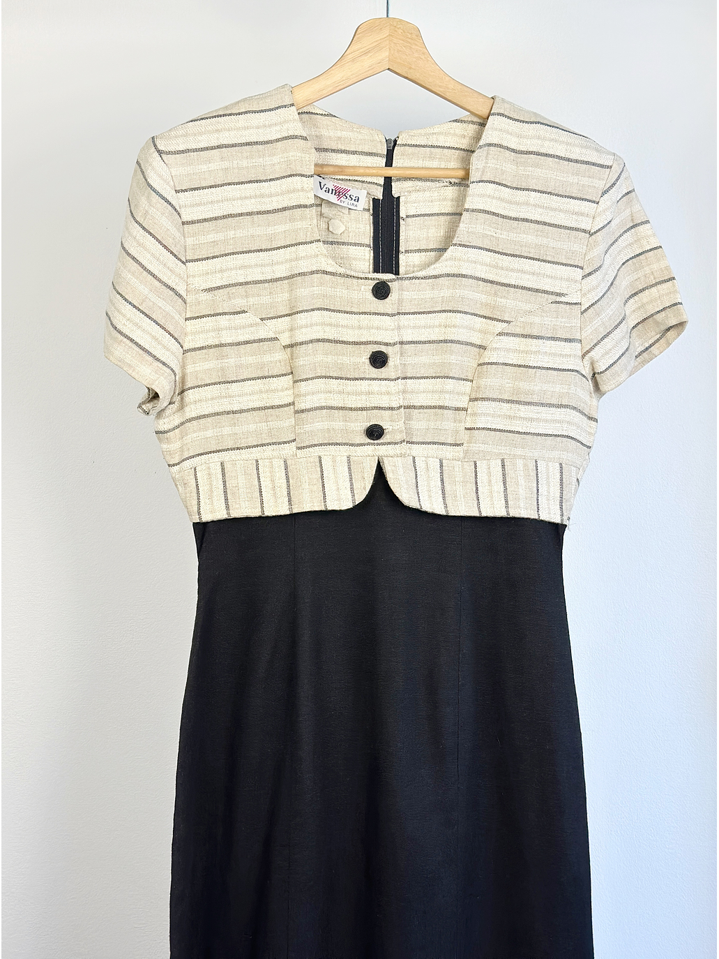 Vestido vintage de lino 2