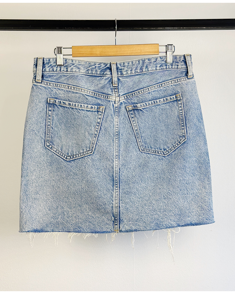 Falda de mezclilla 