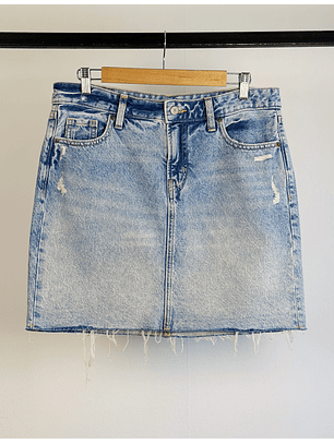Falda de mezclilla 