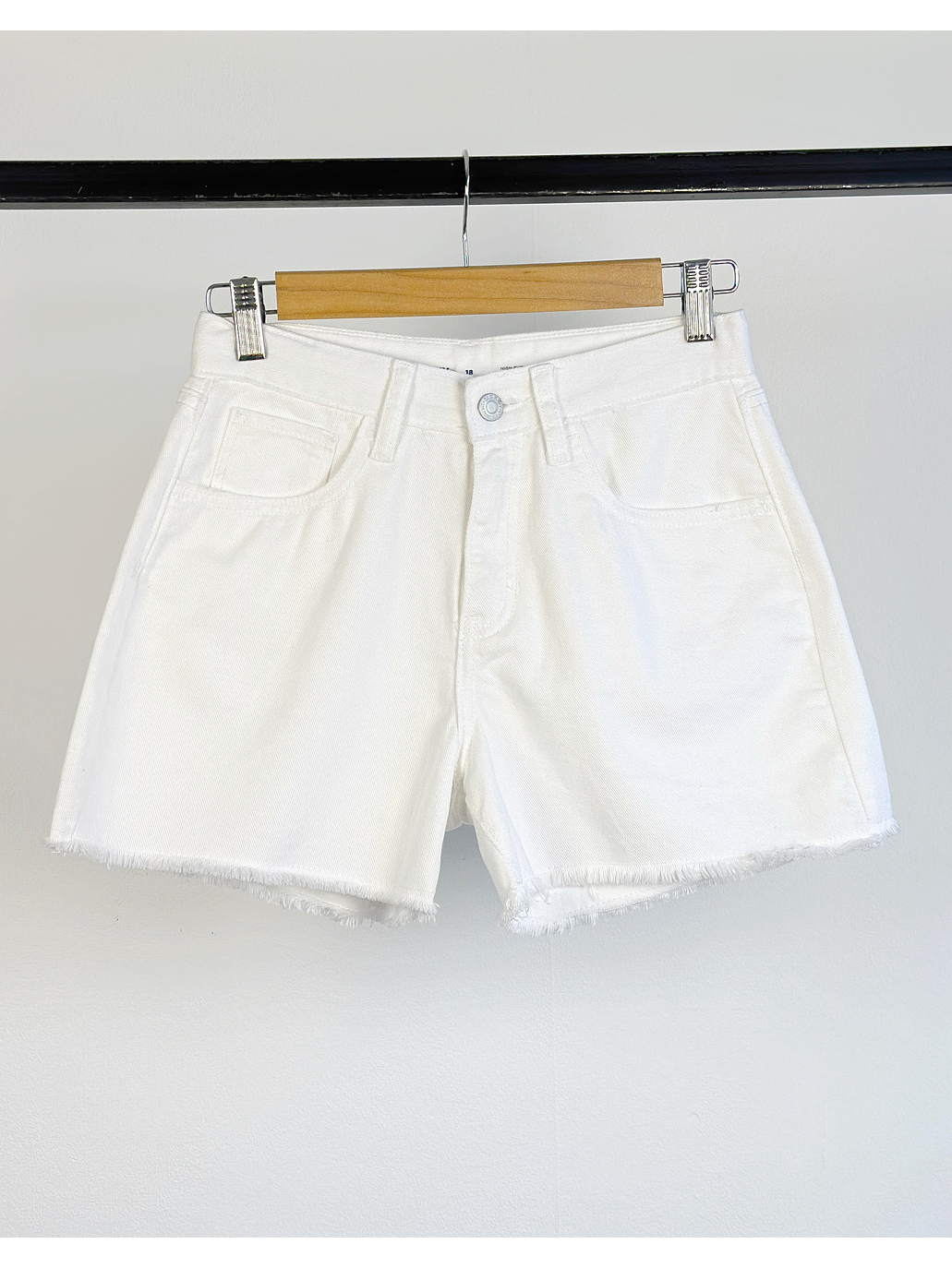 Short de mezclilla blanco 1