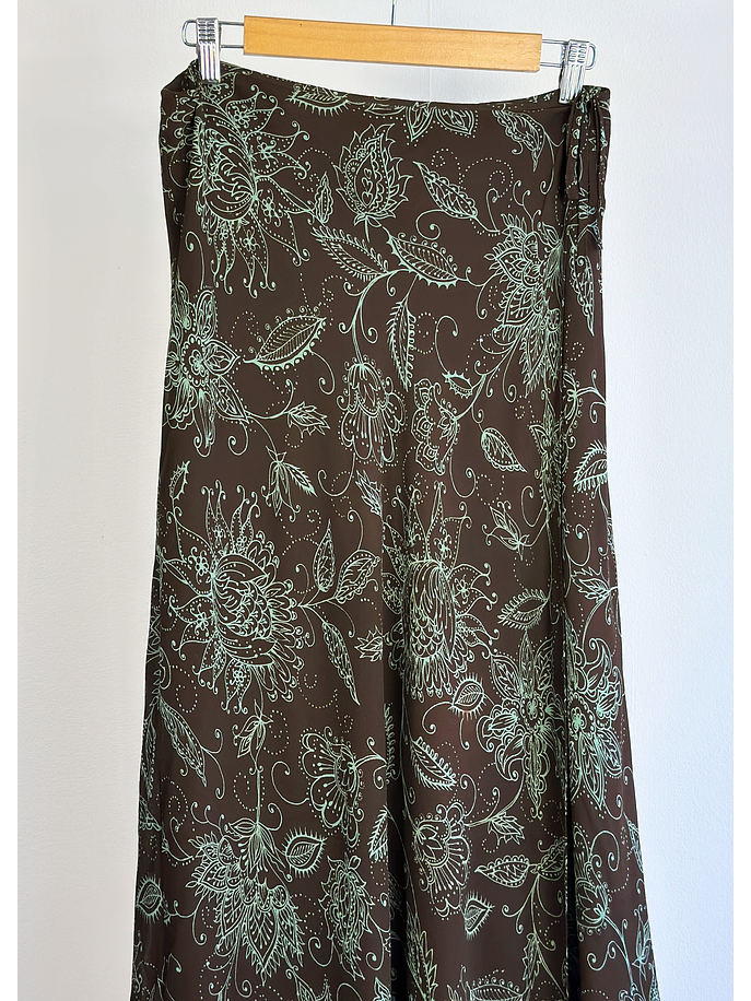 Falda de seda estampada 2