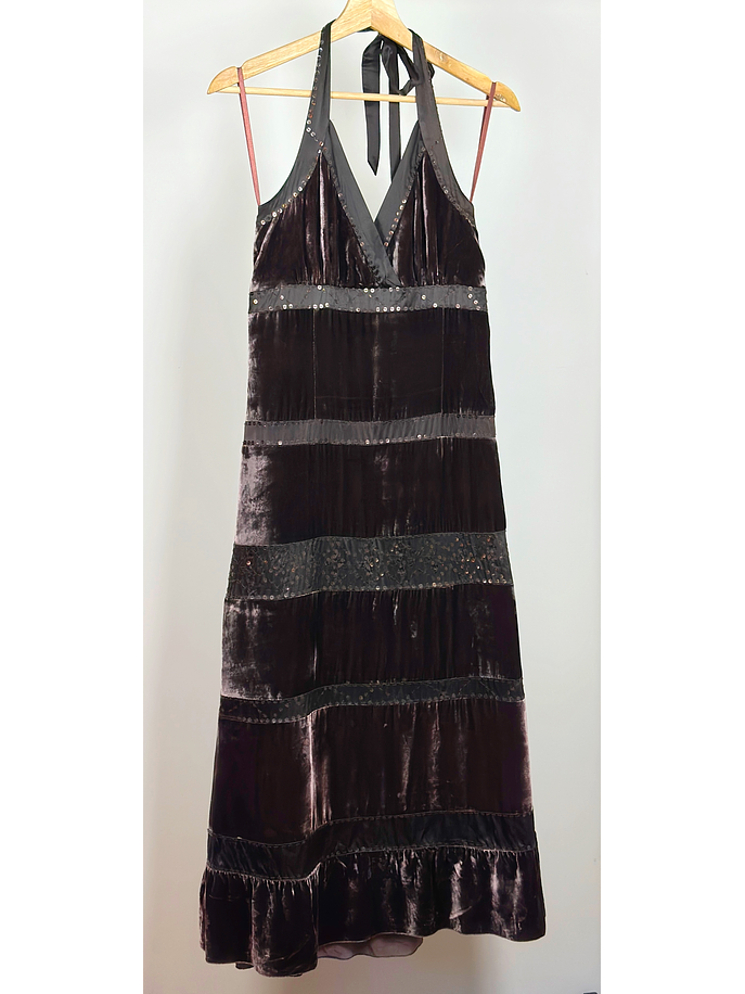 Vestido largo plush 1