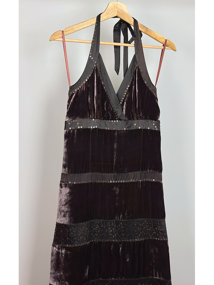 Vestido largo plush 2