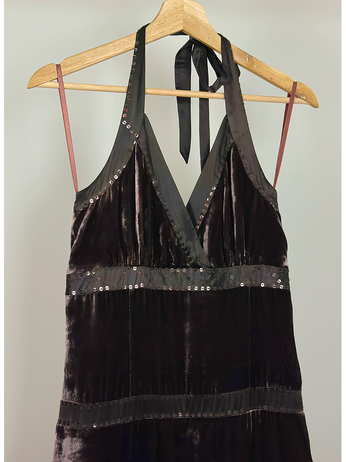 Vestido largo plush 5