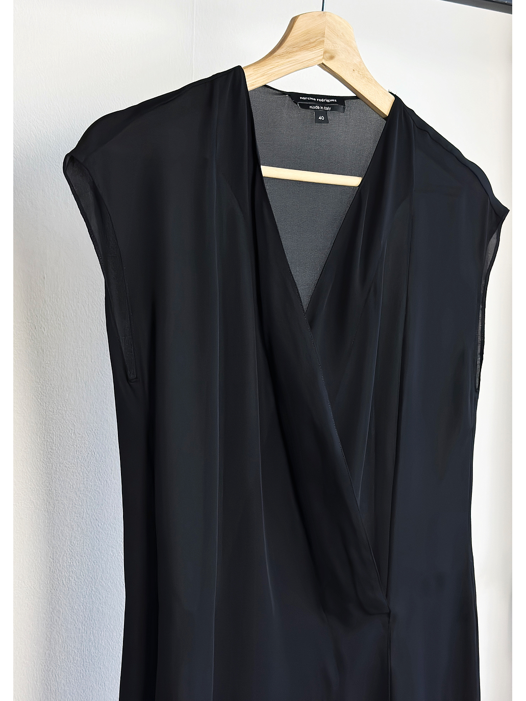 Vestido de seda negro 3