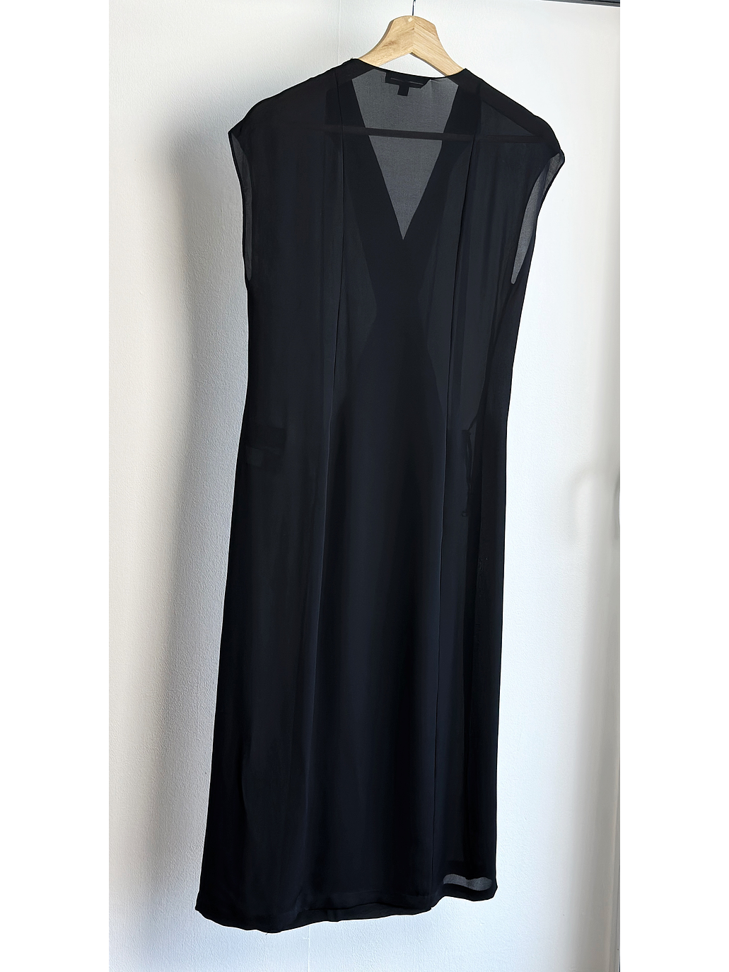 Vestido de seda negro 4