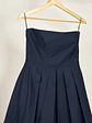 Vestido azul marino strapless - Miniatura 4