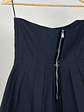 Vestido azul marino strapless - Miniatura 7