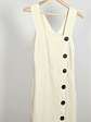 Vestido de lino crema - Miniatura 1