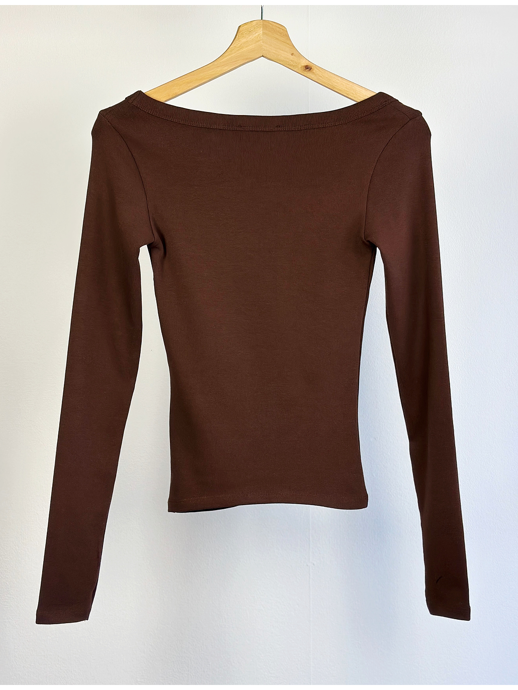 Top café manga larga 3