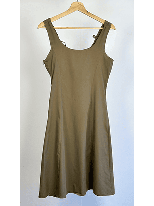 Vestido verde militar 