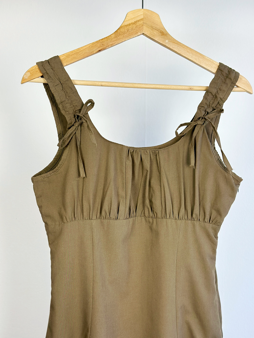 Vestido verde militar  4