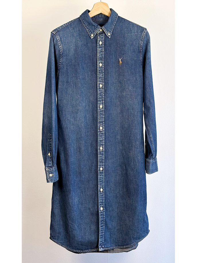 Vestido mezclilla abotonado 1