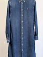 Vestido mezclilla abotonado - Miniatura 1