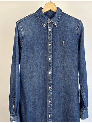 Vestido mezclilla abotonado