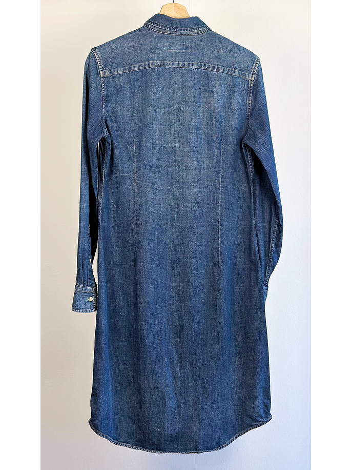 Vestido mezclilla abotonado 4