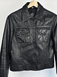 Chaqueta cuero negra  - Miniatura 2