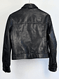 Chaqueta cuero negra  - Miniatura 3