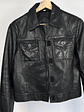 Chaqueta cuero negra  - Miniatura 4