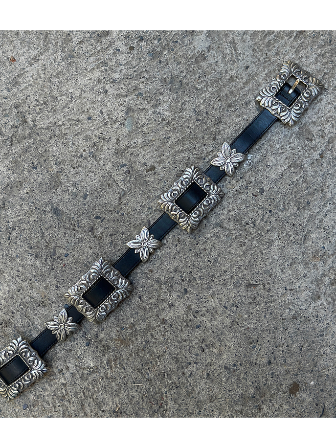 Cinturón de cuero negro 3