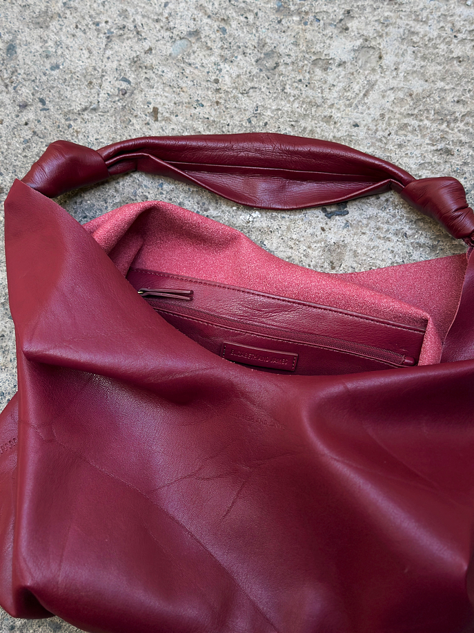 Cartera burdeo hobo 4