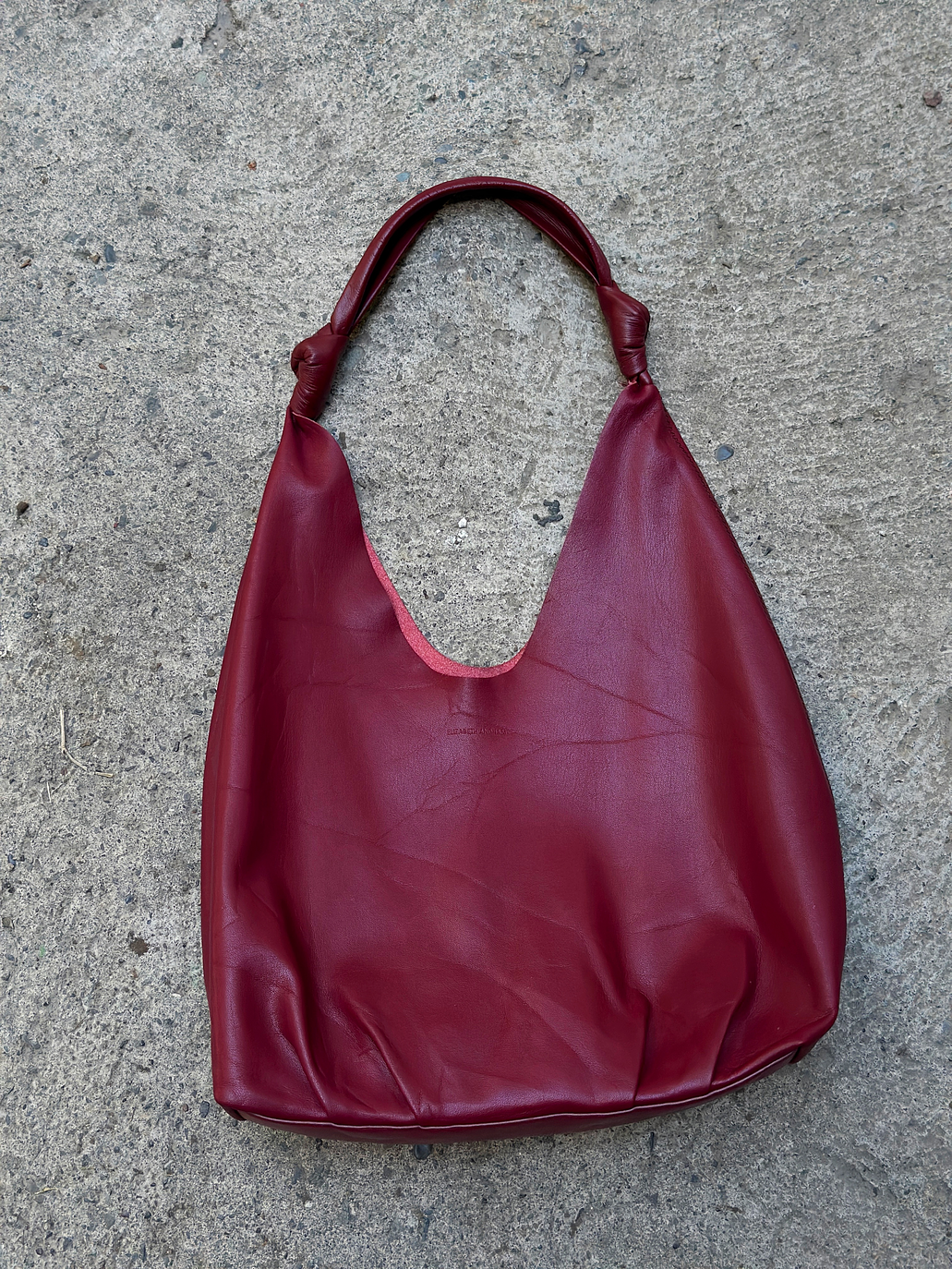 Cartera burdeo hobo 1