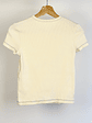 polera color crema bordado - Miniatura 3