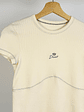 polera color crema bordado - Miniatura 2