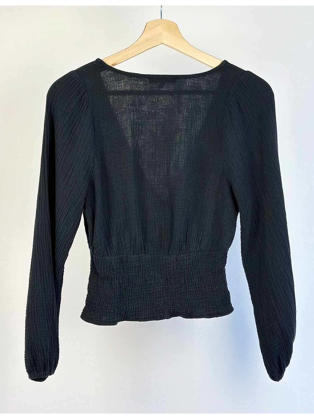 Top negro algodón  3