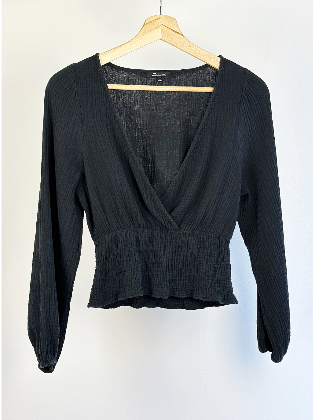 Top negro algodón  1